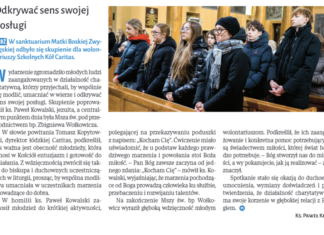 O wolontariacie w Tygodniku NIEDZIELA